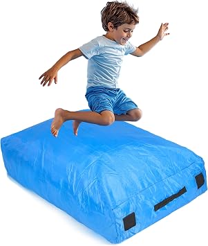 Crash Pad for Kids Sensory | Big 5Ft x 5Ft, 3Ft x 4Ft, 3Ft x 3Ft Or 2Ft x 2Ft | Autism Sensory Crash Mat for Jumping Play | Crashpad | Soft Foam Landing Pad | Giant Mat Pillow | Climbing, Gymnastics