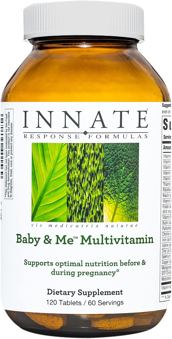 Innate Response Formulas Baby and Me Prenatal Multivitamin, 60 Tablets