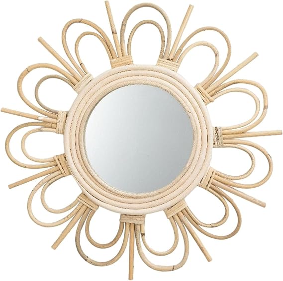 SAEYZ Home Decor Decorative Wall Mirror Round Hanging Wall Art for Living Room