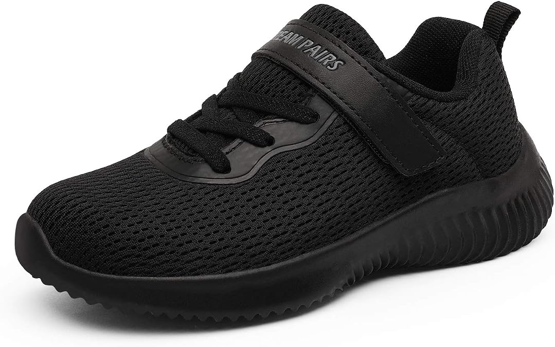 DREAM PAIRS Kids Shoes Sneakers Tennis | Running,Lightweight,Breathable, Comfortable,Hook-and-Loop,Non Slip,Walking, Gym, School, Daily Play