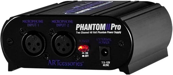 ART Phantom II Pro 2-Channel 48V Phantom Power Supply