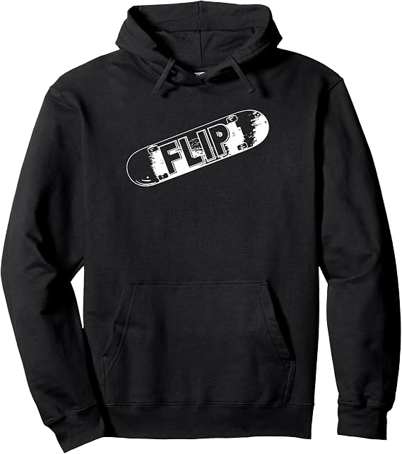 Flip Cool Skateboard Skate Design Skateboarding Skater Pullover Hoodie