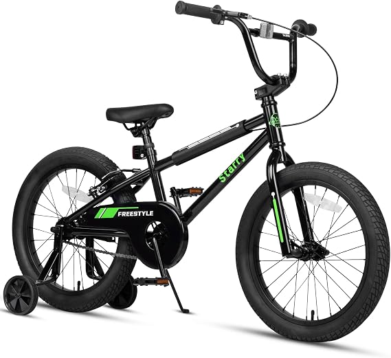 cubsala 12 14 16 18 Inch Kids Bike BMX Style Bicycle with Training Wheels Coaster Brake for 2-10 Years Old Toddlers Boys Girls Multiple Colors
