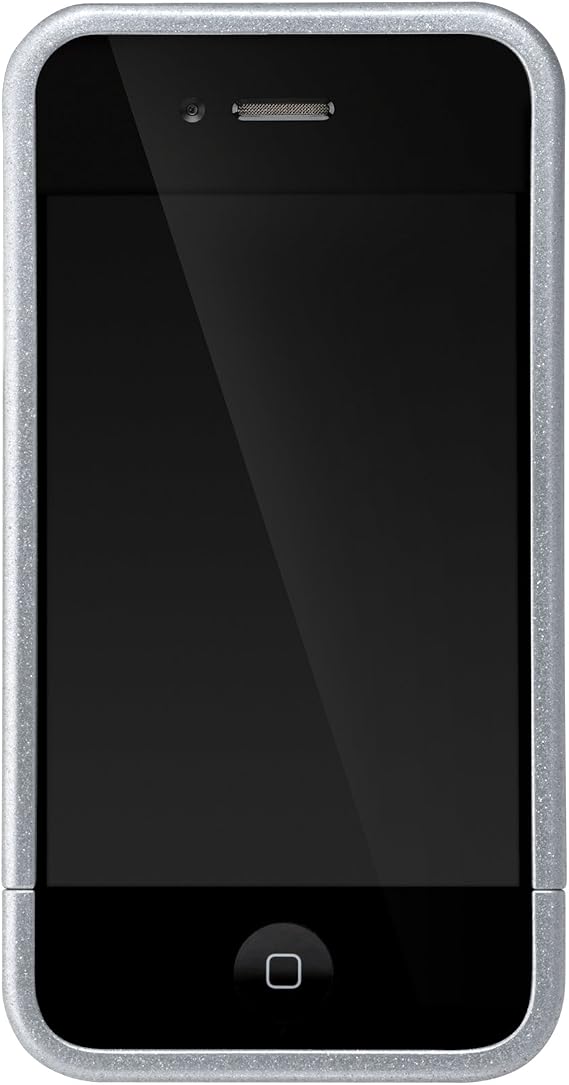 CL59808 Crystal Slider Case for iPhone 4 & 4S, Silver