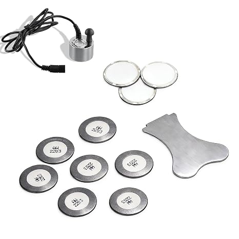 10Pcs Ultrasonic Mist Maker, 20mm Fogger Replacement Ceramics Discs, 1.7MHz Water Fogger Discs Ultrasonic Fogger Ultrasonic Mister Waterproof Pond Atomizer Accessory Set for Humidifier