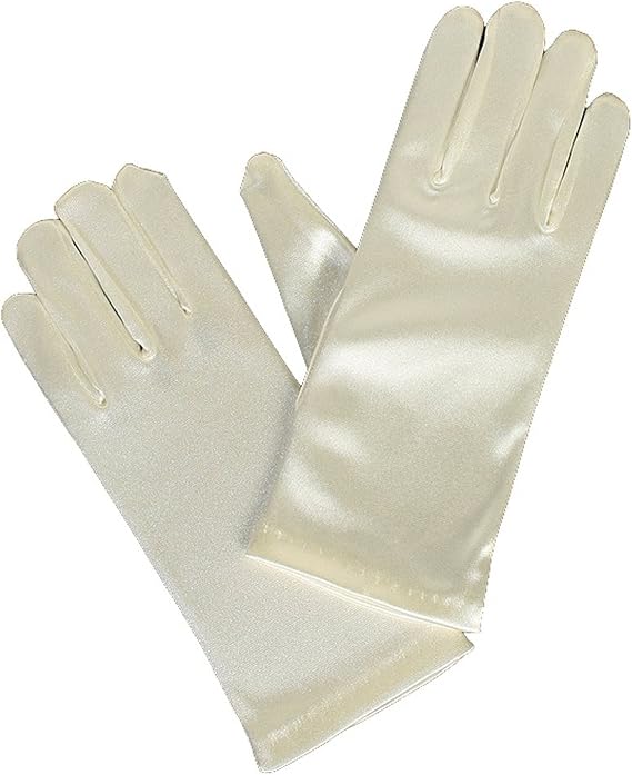 Lito Short Satin Gloves - Child Sizes