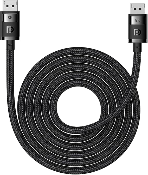 Baseus High Definition Series DP 8K to DP 8K Adapter Cable, 3m, Cluster Black