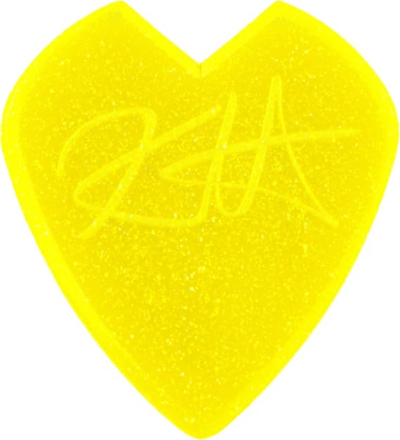 Jim Dunlop Kirk Hammett Jazz III Yellow Glitter Pick 1.38MM - 24 Pack