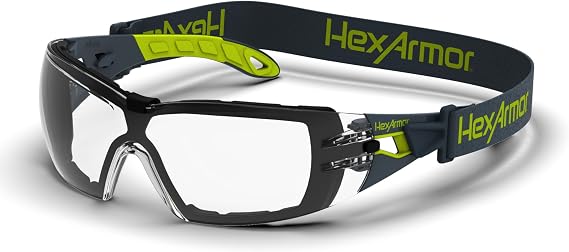HexArmor MX200G Spoggle Safety Glasses with Anti-Fog Coatings