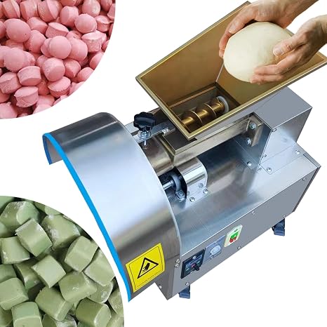 Dough Divider Cutter Machine Dough Pastry Piece Cutter Dough Lump Spacer Multifunctional Dough Portion Machine Dough and Cutter Speed Adjustable 1g-600g 110V (with Non-Stick Coating)