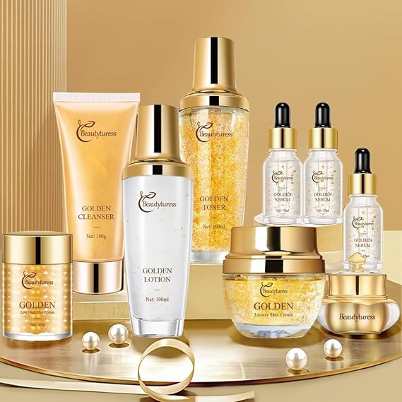 Snail Mucin Facial Skincare Set for Women, Suitable for All Skin Types - Deep Moisturizing & Nourishing with Collagen, Birthday & Valentine's Day Gift - Anti-aging Skin Care Set, Face Kits Daily Care