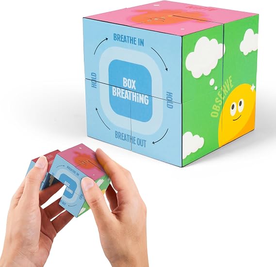 Calm Cube Calm Down Corner Must-Have Unique Fidget Toy for Gentle Use, Emotional Regulation & Stress Relief Great for Relaxation