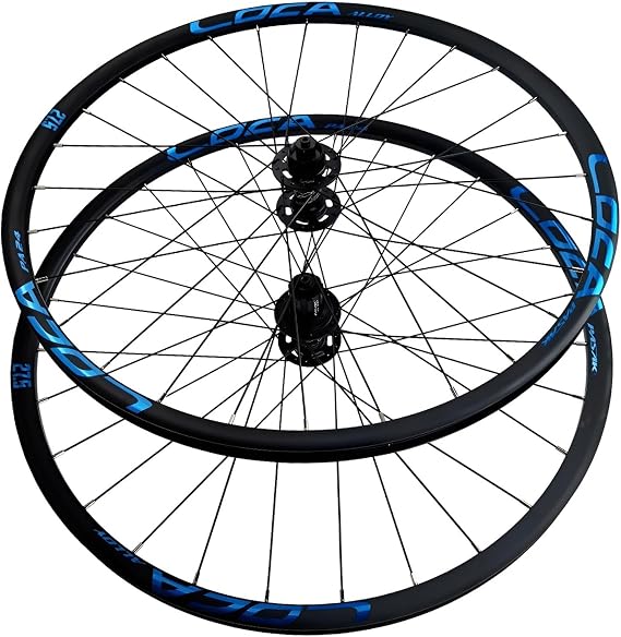 26/27.5/29" Mountain Bike Wheelset Aluminum Alloy Double Layer Rim Center Lock Disc Brake Sealed Bearing Front Rear Wheels 28H Hubs for 8-12 Speed