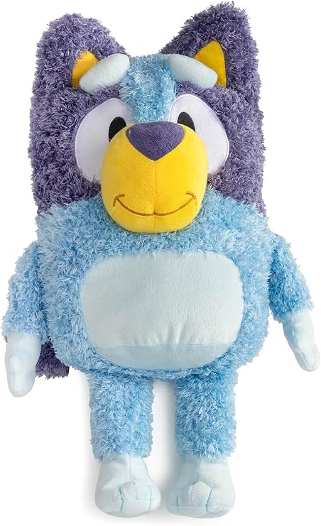 Bluey Cartoon Kids Fuzzy Plush Pillow Buddy, Blue
