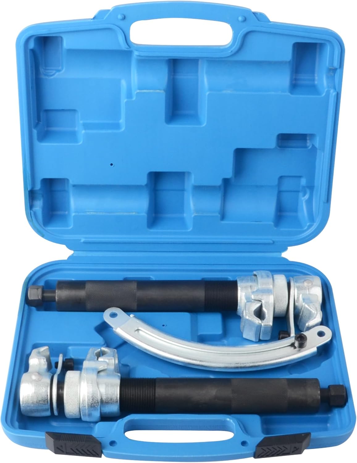 DAYUAN Coil Spring Compression Tools - 2pc Durable Coil Strut Spring Compressor Clamps Tool Set with Safety Guard