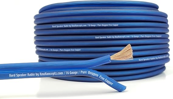 KnuKonceptz Kord Kable 16 Gauge Copper Speaker Wire 50'