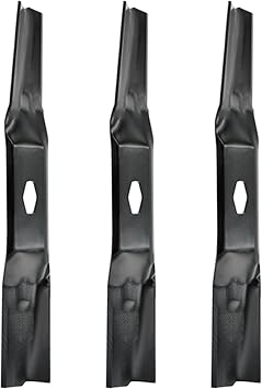 Mr Mower Parts 742P05094 Mower Blades 50" Cut Ultra High Lift Compatible with MTD Craftsman Troy Bilt Cub Cadet Set of 3