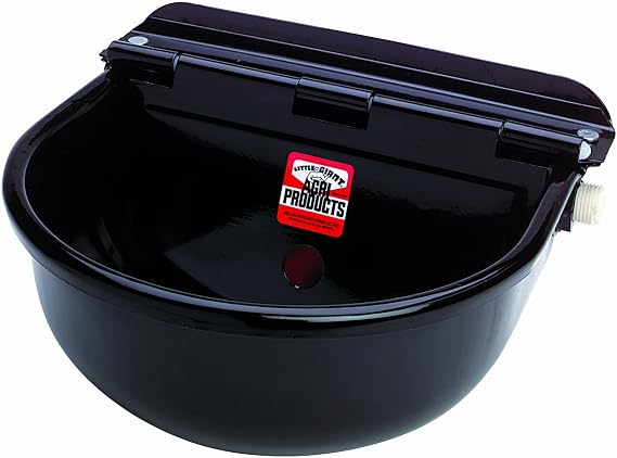 Little Giant Automatic Livestock Waterer | Epoxy Coated Automatic Stock Waterer for Horses, Cows and Hog | Auto Horse, Pig, and Cattle Drinker