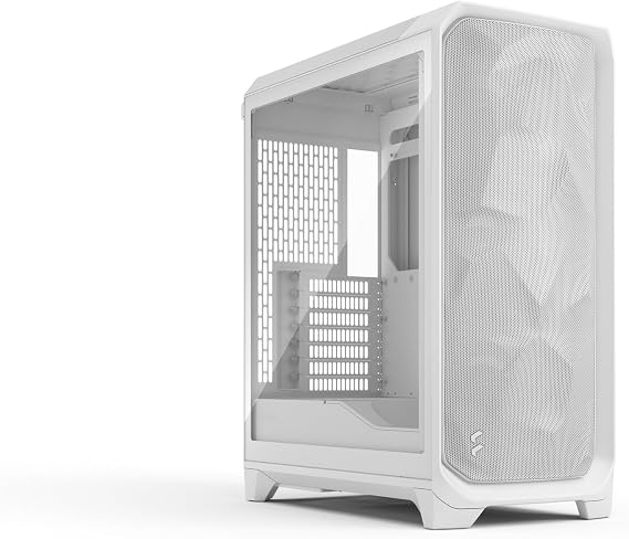 Fractal Design Meshify 3 White TG Clear Tint Middle Tower Type PC Case Clear Tint Tempered Glass Panel White FD-C-MES3A-04 CS8867