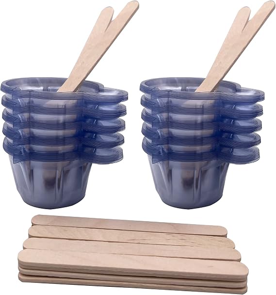 Mixing Cup 100PCS,40ml Disposable Plastic Resin Mixing Cups