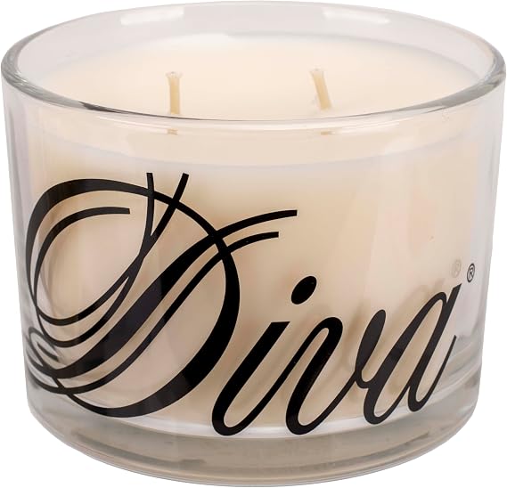 Tyler Candle Company - Diva Fragrance - Limited edition with glossy black lettering - Stature Model - 16oz / 2-Wick