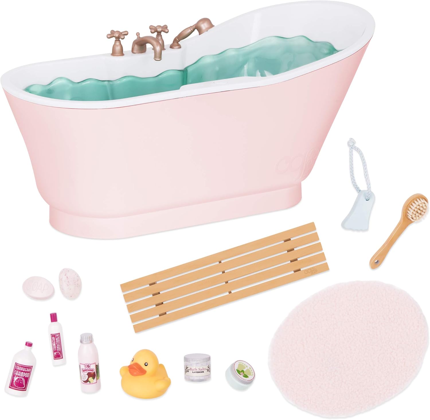 Our Generation by Battat- Bath &amp; Bubbles Deluxe Set for 18" Dolls- Toy, Doll &amp; Accessories for 18" Dolls- Ages 3 Years &amp; Up
