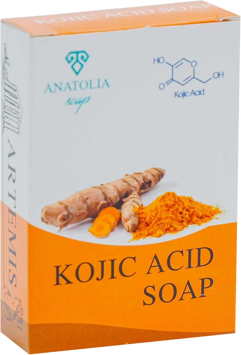 Kojic Acid Soap, Dark Spot, Dead Cell, Collagen, Acne, Sunspot, Turmeric, Retinol, Vitamin C, Vitamin E, Facial Cleanser for Women and Men.
