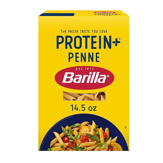 Barilla Protein+ (Plus) Penne Pasta, Plant Based Protein, 14.5oz