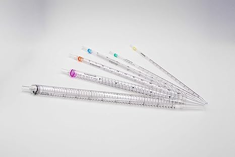 5ML Disposable Sterile Serological Pipettes Individually Wrapped Pack of 200