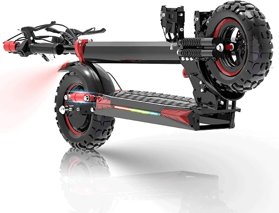 Electric Scooter Adults,1200/1600W Motor, 30/34 MPH Top Speed & 30/40 Miles Range, 48V 18/21AH Big Battery, 10/11" Off-Road Tire Folding E Scooter with Seat, Dual Braking System, Double Suspension