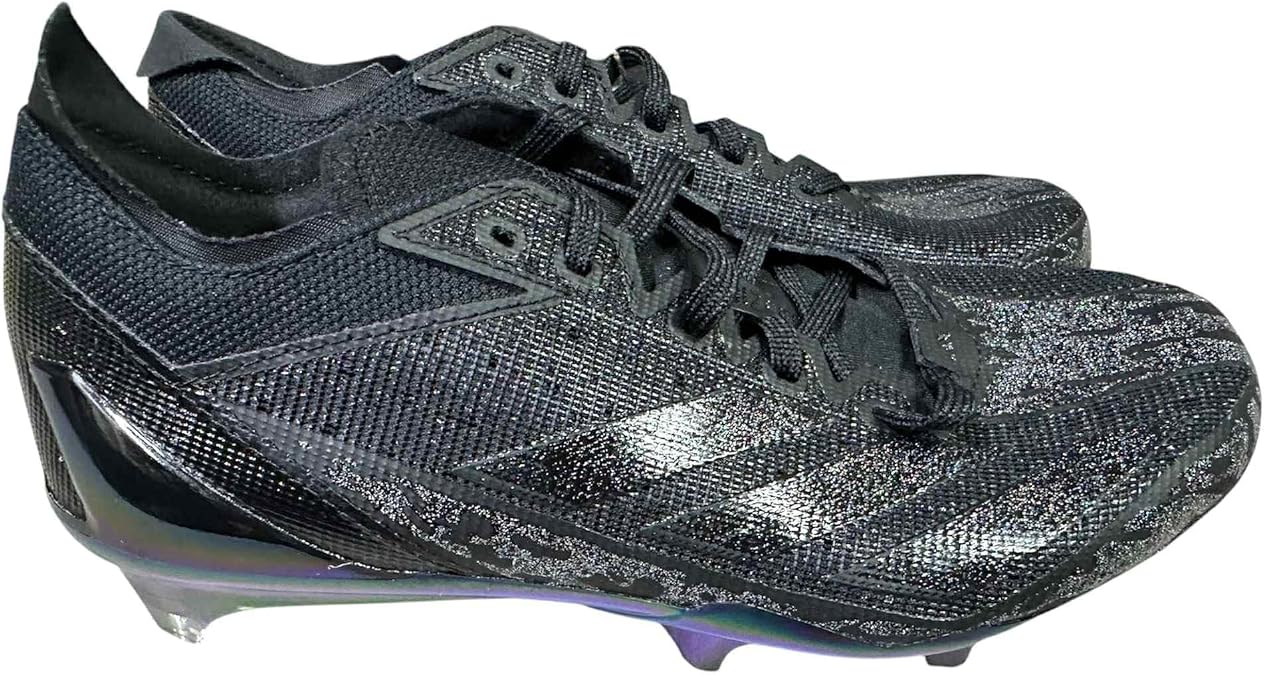 adidas Men's Adizero Electric Speed Juice Pack Football Cleats Shoes Black/Core Black/Carbon #IE4414- Size Mens 6