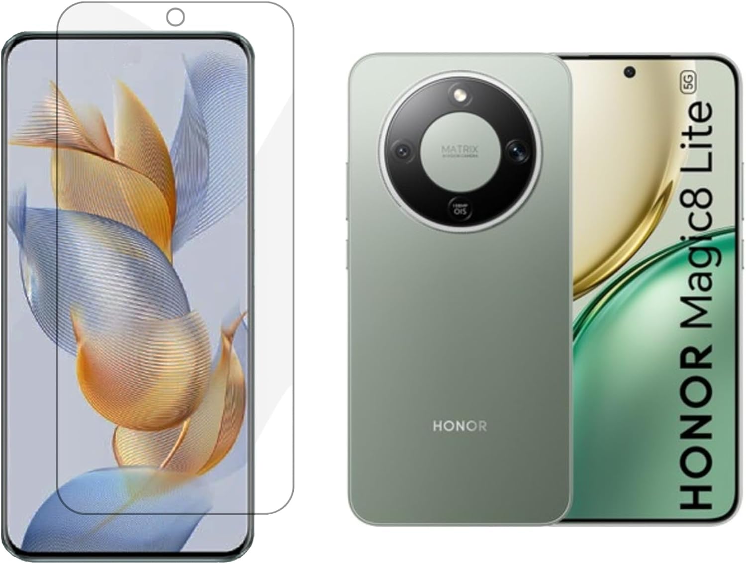 Honor Magic 8 Lite ile Uyumlu HD Şeffaf 9H Nano Ekran Koruyucu