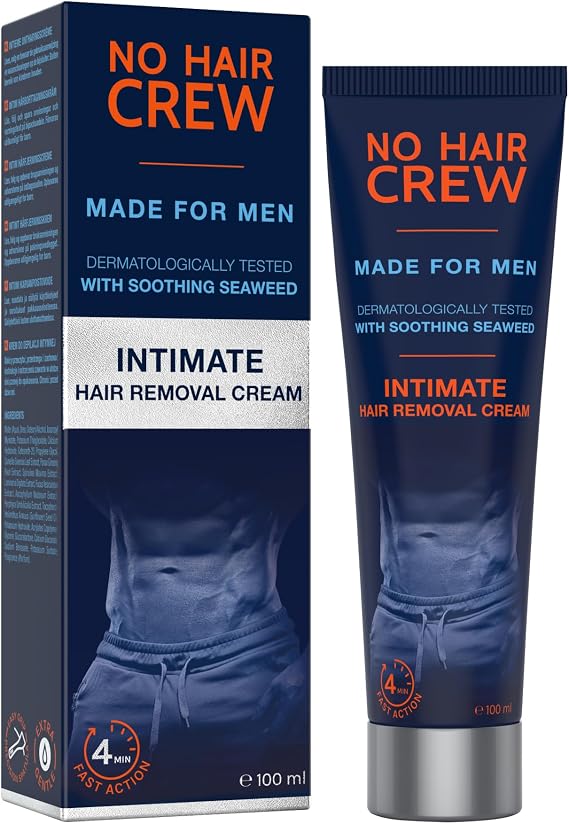 NO HAIR CREW Intimate Hair Removal Cream for Men 100 ml – The Original