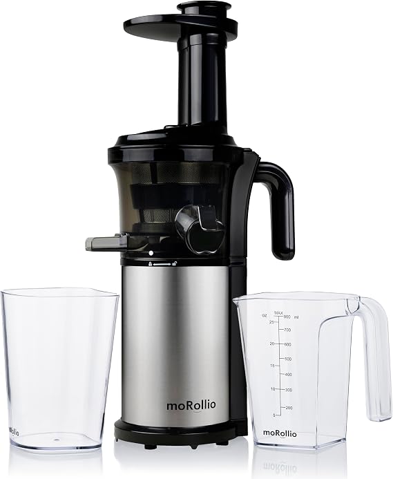 Cold Press Juicer; Slow Masticating Juicer Machine for Vegetables and Fruit; 200W Powerful Slow Juicer, High Extraction Rate, Easy to Clean
