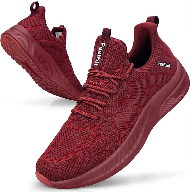 Feethit Trainers Men Running Shoes Sports Walking Gym Sneakers Outdoor