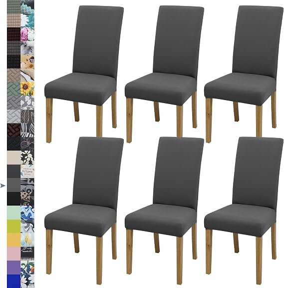 Dining Chair Covers, Stretch Seat Covers, Washable Furniture Protector
