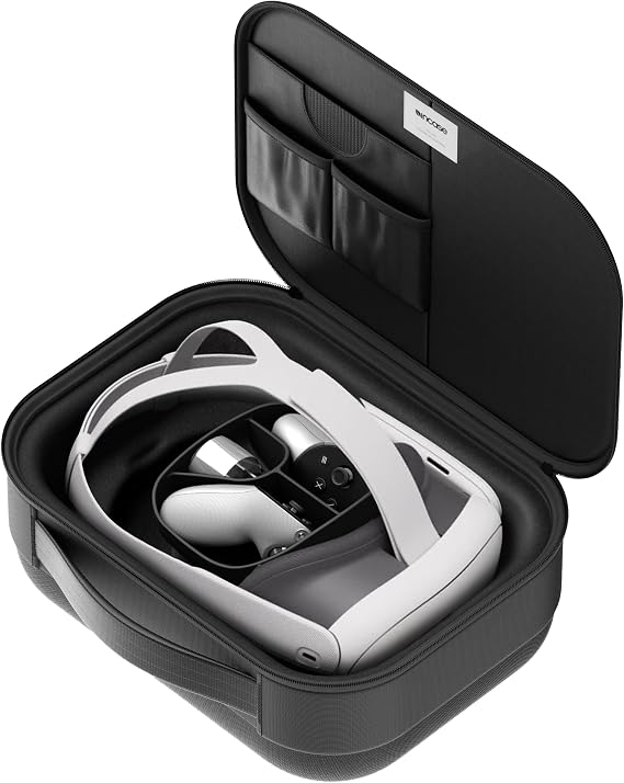 Incase Meta Quest 3 Case - Protective EVA Shell, Cert. Made for Meta, Padded Handle, Durable 840D Nylon, Scratch Resistant Lining, Controller Cradle, Accessory Pockets
