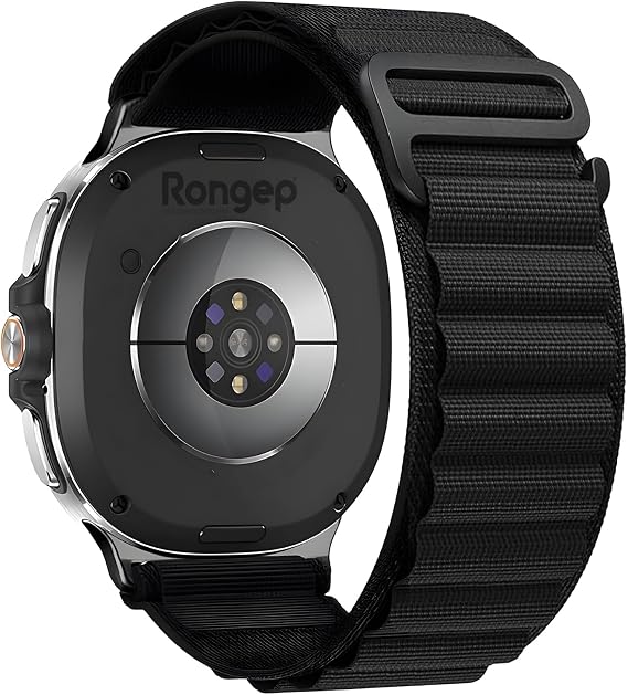 Rongep [Travel Loop] Samsung Galaxy Watch 9/8 44mm/40mm/Classic 46mm ile Uyumlu Kordon Rahat Kumaş Samsung Watch 9 44mm Kordonu Terletmeyen Konforlu Tasarım Galaxy Watch 9 Kordon