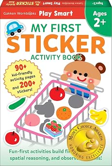 Play Smart My First STICKER BOOK: For Ages 2+ Paperback Sticker Book, August 30, 2022