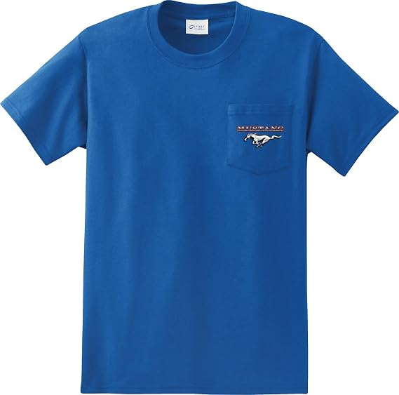 Buy Cool Shirts Mens Ford Tee Mustang Pocket Print Pocket Shirt