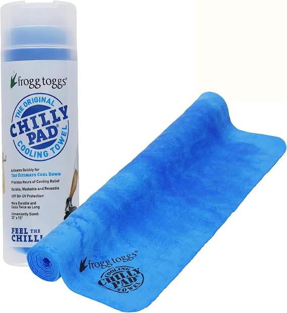 FROGG TOGGS Chilly Pad Cooling Towels for Face and Neck, 33"x13"