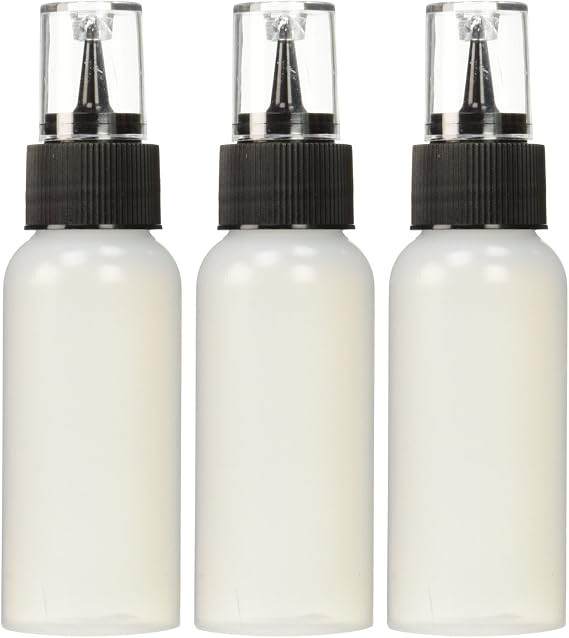 DecoArt Empty Squeeze Writer Bottles 3/Pkg-2 Ounces, Plastic