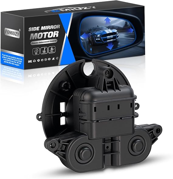 6U5Z-17D696-C Power Side View Mirror Adjusting Control Motor Driver Passenger Fit Ford F150 Explorer Flex Edge Escape Mustang Taurus Expedition Fiesta Lincoln MKX Mark Mercury Replace 924-400
