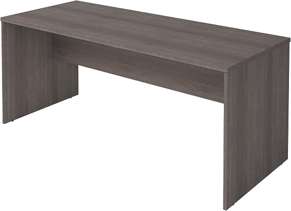 Bestar i3 Plus 72W Desk Shell in bark Grey