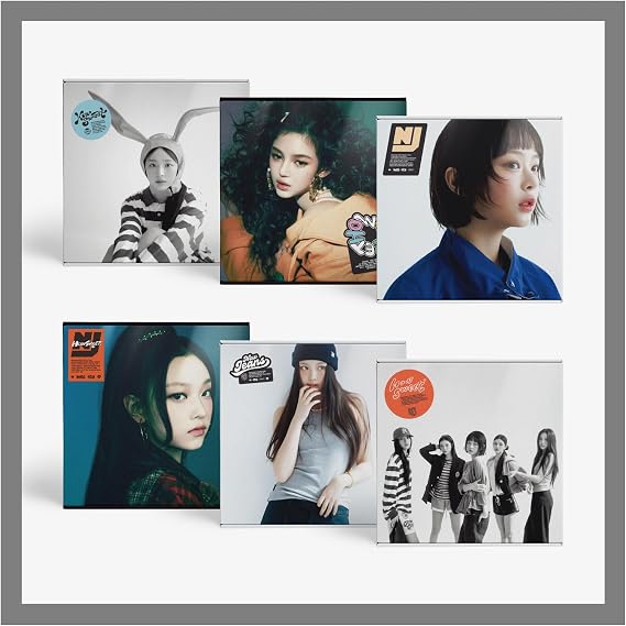 NewJeans How Sweet Double Single Album with Tracking Sealed NJS New Jeans Full 9 Ver SET6Standard+3WeverseAlbums