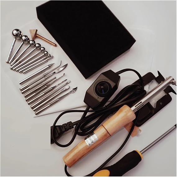 DIY Fabric Flower Making Tools Setting Temperature Adjustable Soldering Iron 18 Ironing Trowel