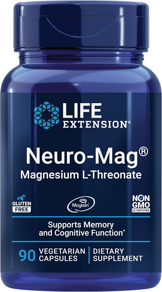Garden of Life Men's Multivitamin Code Whole Foods Fruit Veggie Blend Probiotics Energy Heart Prostate Health with Life Extension Neuro-mag Magnesium L-threonate for Brain Health Memory Attention Vegetarian Non-GMO