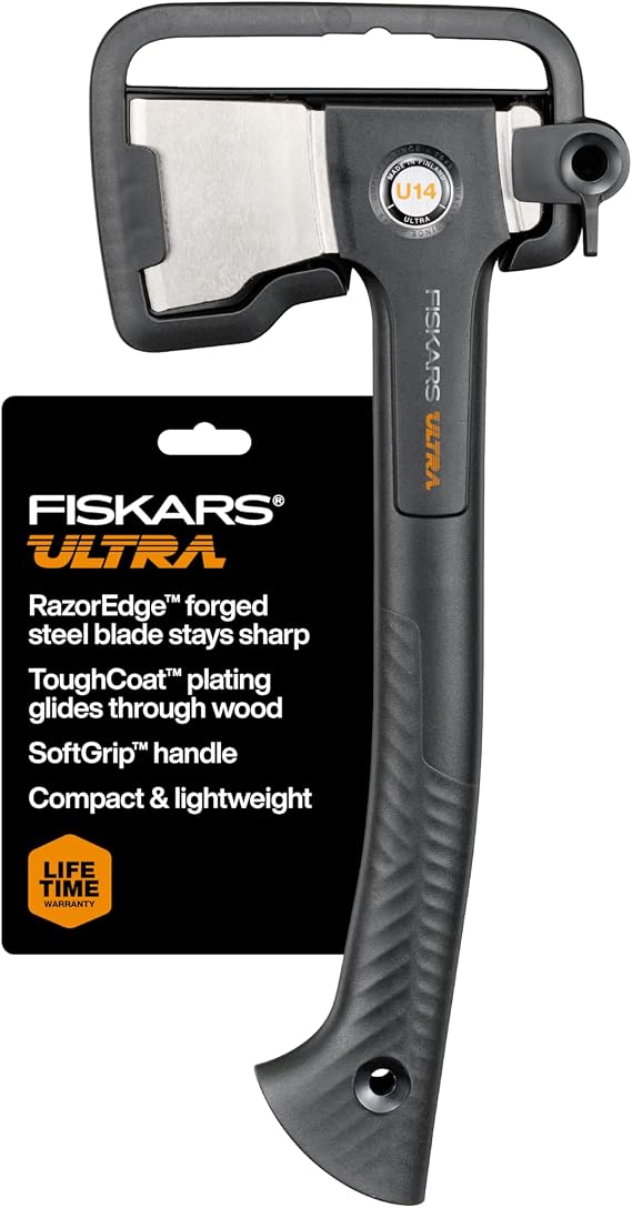Fiskars U14 Universal Hatchet 14", RazorEdge Blade & ToughCoat Plating