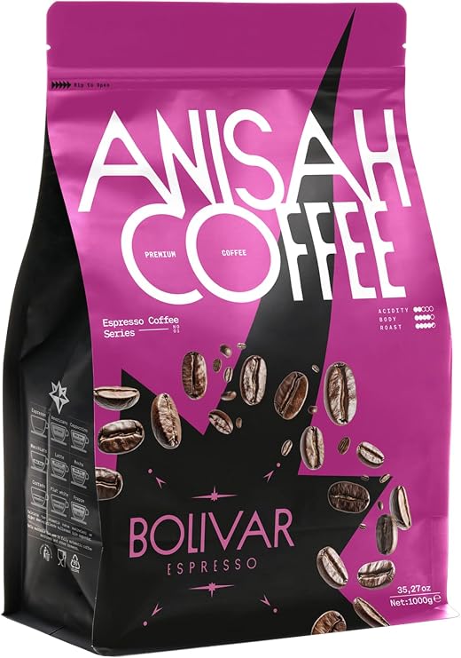 Anisah Coffee Bolivar Espresso Çekirdek Kahve 1000gr