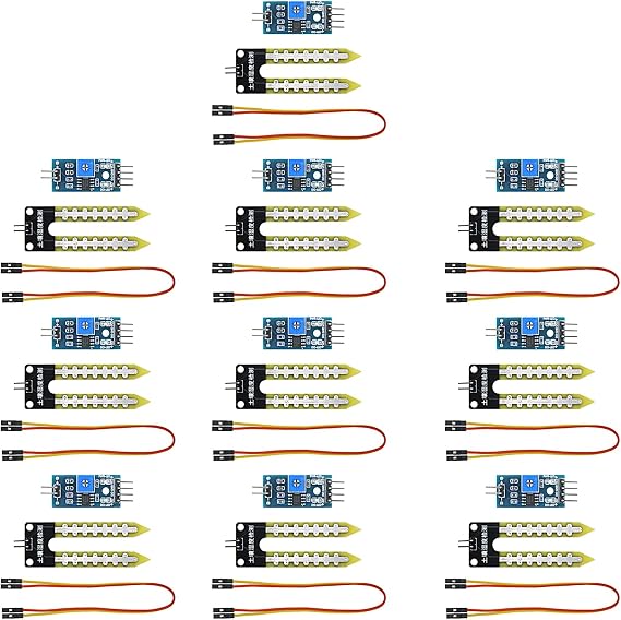 V TELESKY 10pcs Soil Sensor Humidity Meter Detection Module 3.3-5V